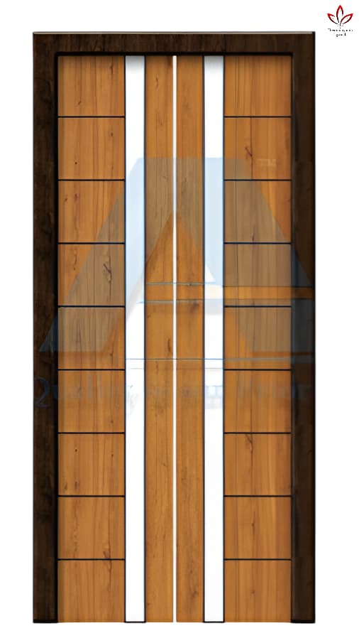 Crafted laminate double doors-2